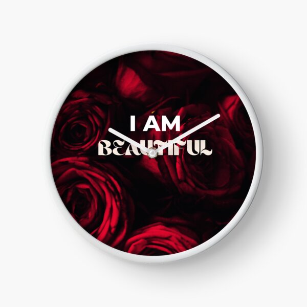 Item preview, I am beautiful | Beauty motivation | Beauty affirmation | self love art | I am beautiful affirmation designed and sold by QuotesNotesArt.