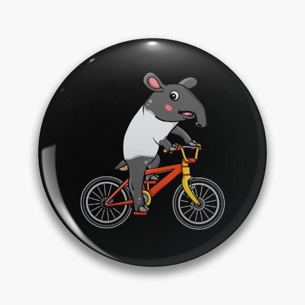 Item preview, Tapir Riding Bicycle Gift Kids Bike Cute Tapir designed and sold by DSWShirts.