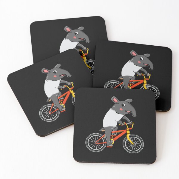 Item preview, Tapir Riding Bicycle Gift Kids Bike Cute Tapir designed and sold by DSWShirts.