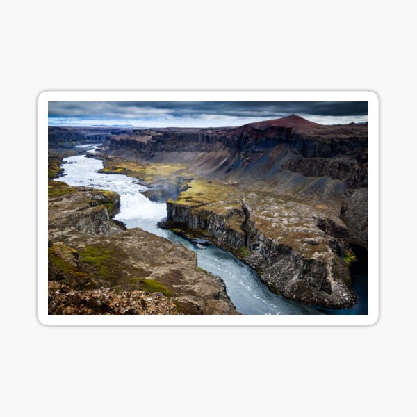 Item preview, Hafragilsfoss Waterfall designed and sold by Silken Photography.