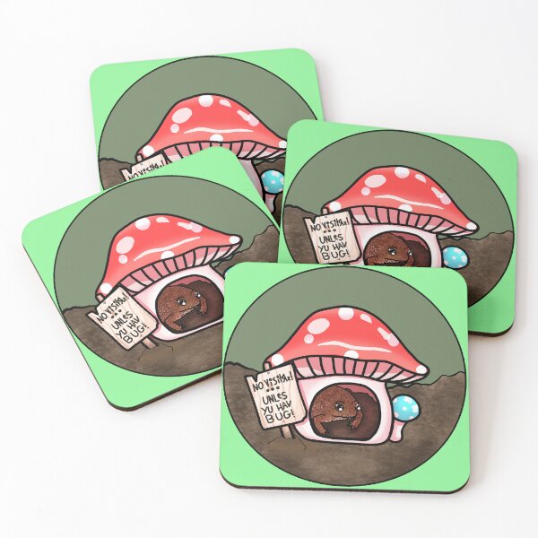 Item preview, Antisocial Toad In Mushroom Hut (In Green) designed and sold by Creepy-Cutesie.