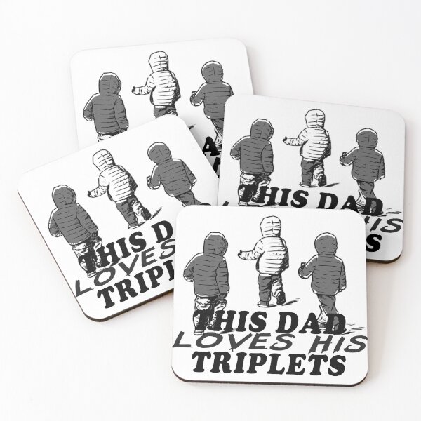 Item preview, This Dad Loves His Triplets Classic T-Shirt designed and sold by ELEVATE  SHOP.