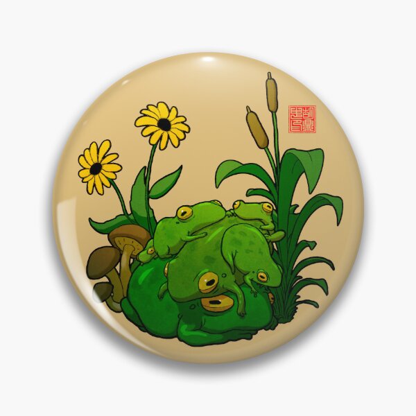 Item preview, World Frog Day Frog Pile designed and sold by DingHuArt.