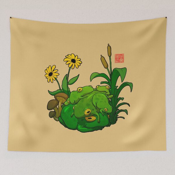 Item preview, World Frog Day Frog Pile designed and sold by DingHuArt.