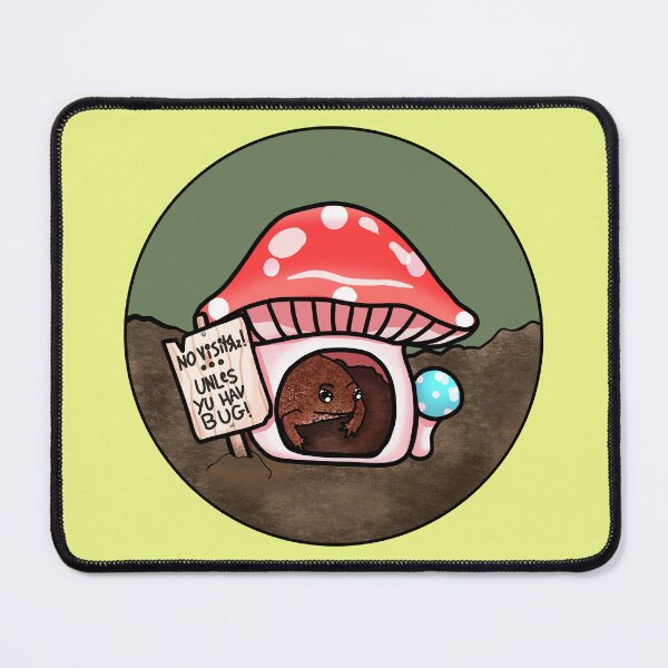 Item preview, Antisocial Toad In Mushroom Hut (In Yellow) designed and sold by Creepy-Cutesie.