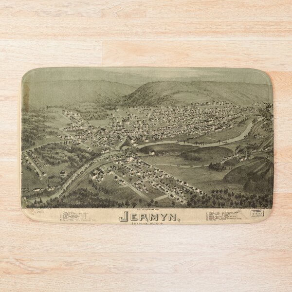 Item preview, Jermyn, Pennsylvania (1889) designed and sold by allhistory.