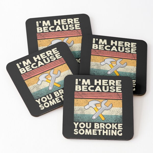 Item preview, Retro I'm Here Because You Broke Something Mechanic  designed and sold by solimangomaa.