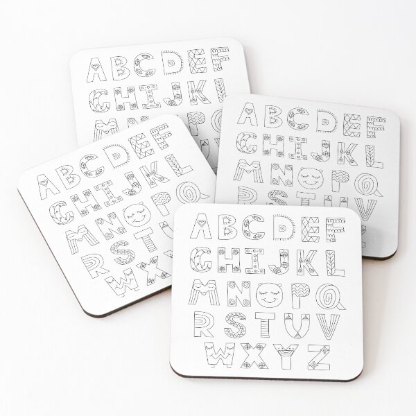 Item preview, Vector hand drawn boho or ethnic style lettering / alphabet set designed and sold by Familyshmot.