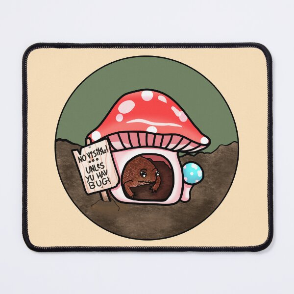 Item preview, Antisocial Toad In Mushroom Hut (In Cream) designed and sold by Creepy-Cutesie.