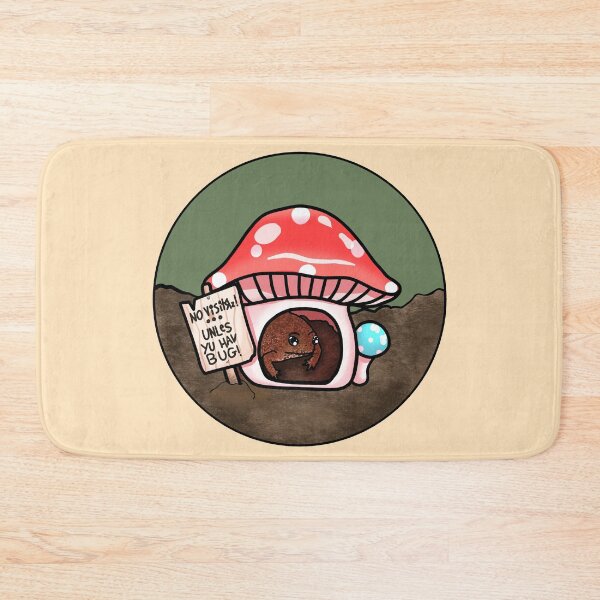 Item preview, Antisocial Toad In Mushroom Hut (In Cream) designed and sold by Creepy-Cutesie.