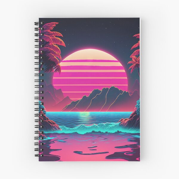 Item preview, Electric Island: Synthwave Vibes in Paradise designed and sold by Mullet Monkey.