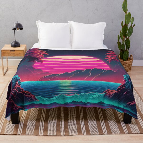 Item preview, Electric Island: Synthwave Vibes in Paradise designed and sold by Mullet Monkey.