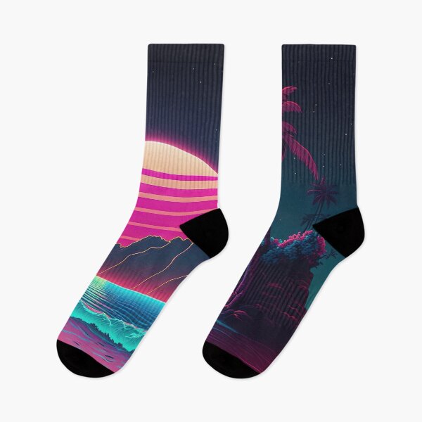Item preview, Electric Island: Synthwave Vibes in Paradise designed and sold by Mullet Monkey.