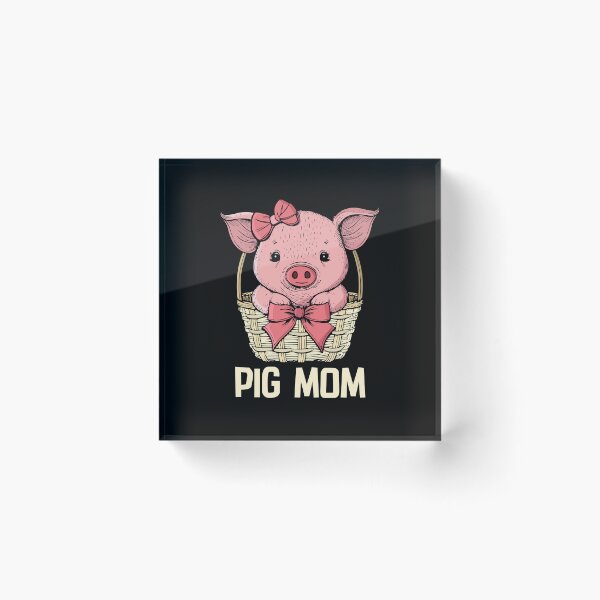 Item preview, Pig Mom Pig Lover Women Pig Gift Women Cute Pig designed and sold by DSWShirts.
