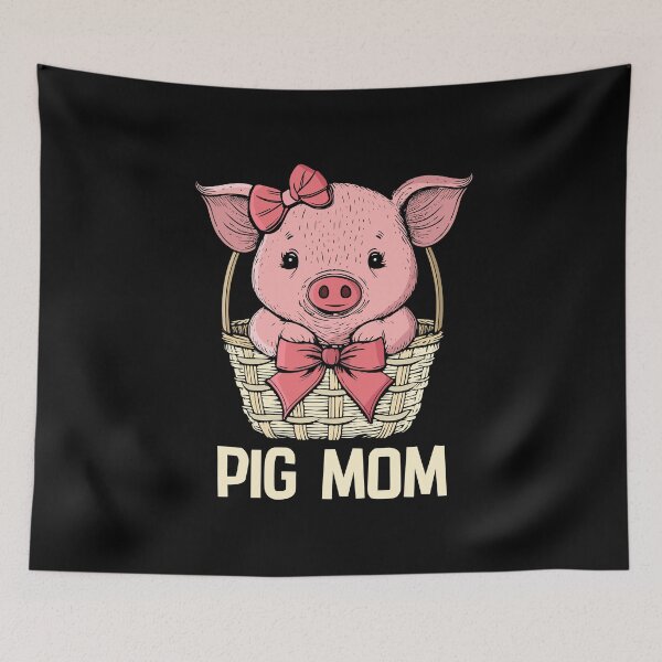Item preview, Pig Mom Pig Lover Women Pig Gift Women Cute Pig designed and sold by DSWShirts.