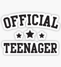 Official Teenager Sticker