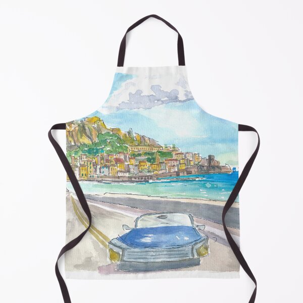 Item preview, Amalfi Coastal Dreams Itinerary in Blue Convertible designed and sold by artshop77.
