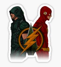 Green Arrow and The Flash Sticker