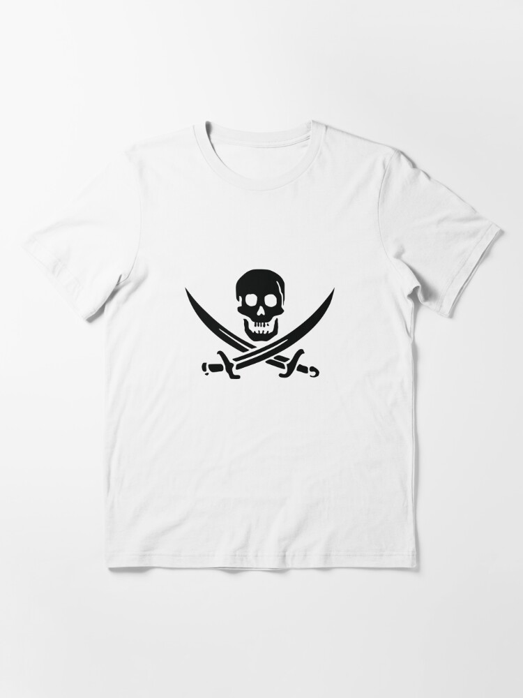  The Pirate Bay Logo Flag Crossbones Skull T-Shirt