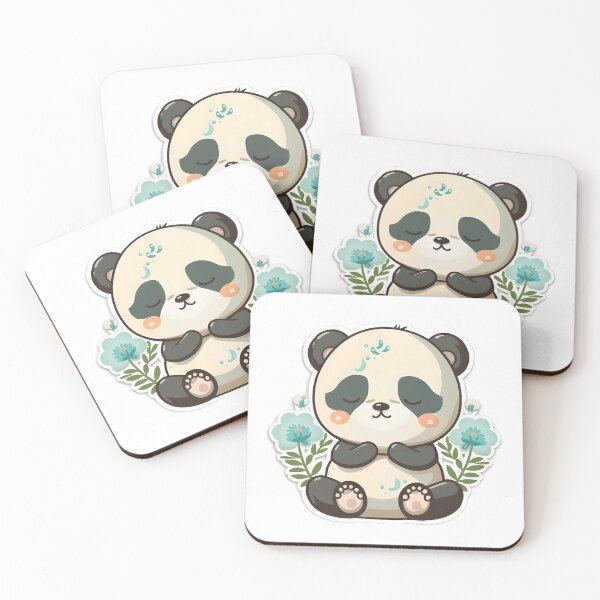 Item preview, Cute baby panda meditating sticker, Yoga Sticker, Namaste designed and sold by VisualVibesVV.