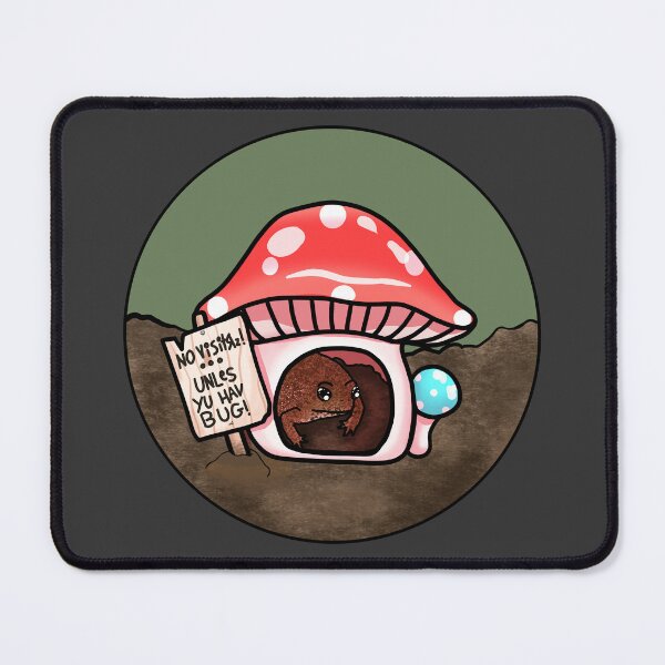 Item preview, Antisocial Toad In Mushroom Hut (In Black) designed and sold by Creepy-Cutesie.