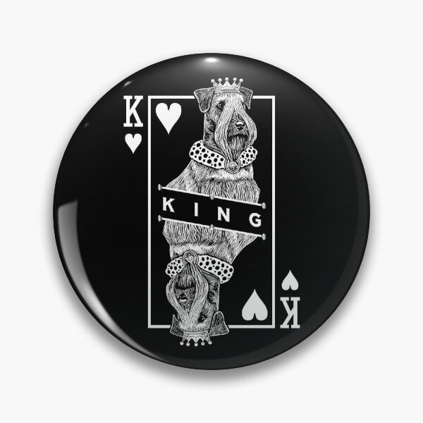 Item preview, Cesky Terrier King Of Hearts Funny Dog Lover Pop Art designed and sold by GrandeDuc.
