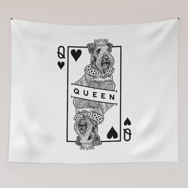 Item preview, Cesky Terrier Queen Of Hearts Funny Dog Lover Pop Art designed and sold by GrandeDuc.