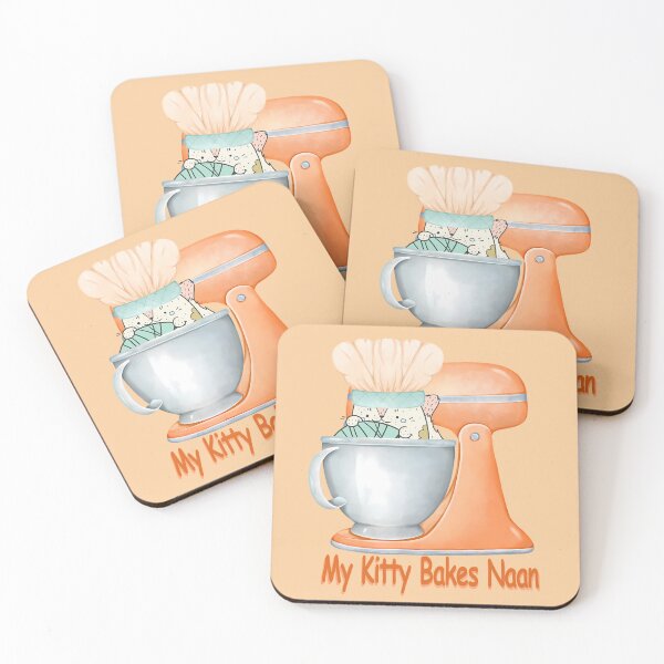 Item preview, My Kitty Bakes Naan Bread, Orange Kitty designed and sold by notsweettea.