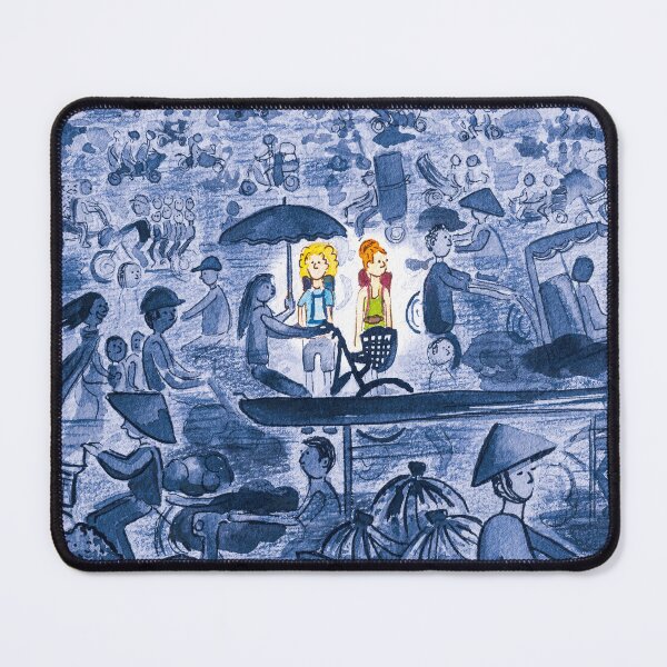 Item preview, Crossing the street in Hanoi designed and sold by LinaKahal.