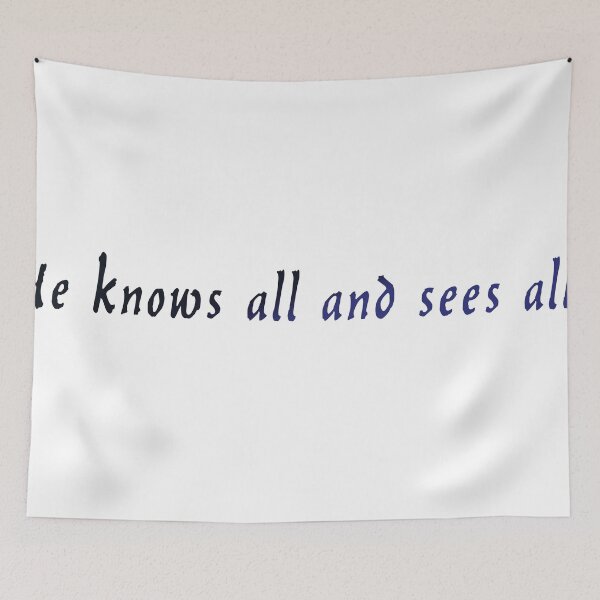Item preview, he knows all and sees all designed and sold by Habet.