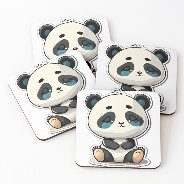 Item preview, Baby panda meditating sticker, Yoga Sticker, Namaste designed and sold by VisualVibesVV.