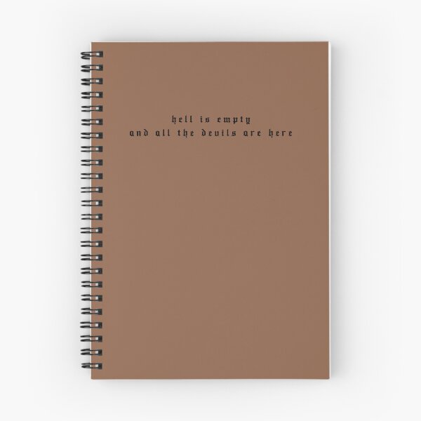 Item preview, Hell is empty and all the devils are here | Aaron Warner Quote | Shatter Me Quote designed and sold by loweffortstudio.