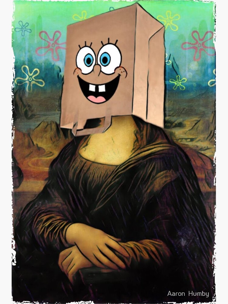 Spongebob meme face Art Print for Sale by L1sercool