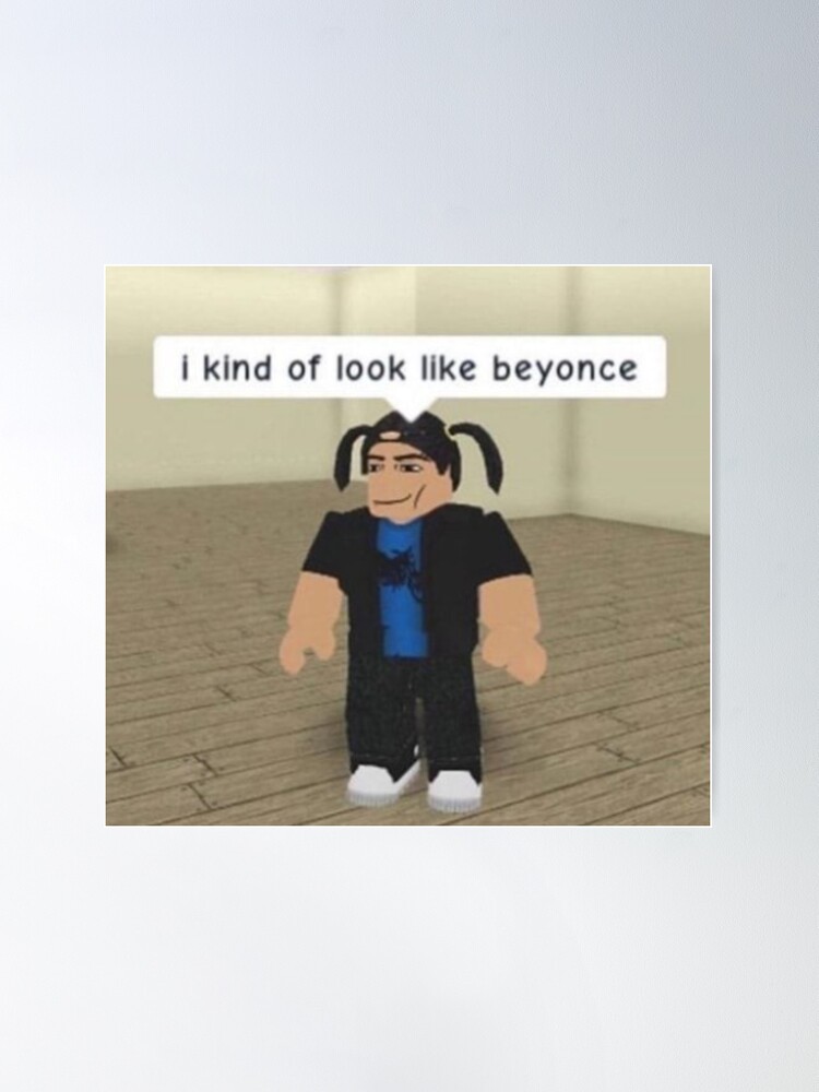 Roblox Meme Poster for Sale by DrippySwags