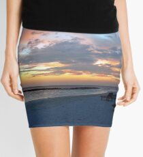 Sunset on an island in Maldives Mini Skirt