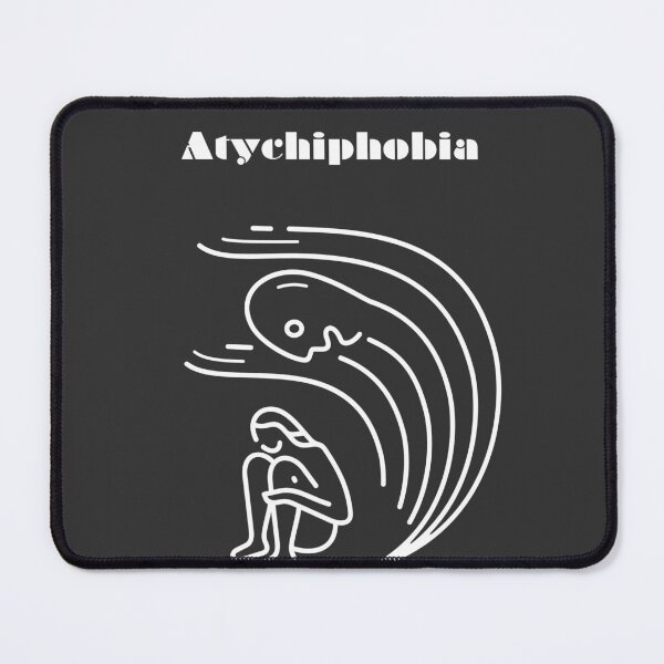 Item preview, black atychiphobia design designed and sold by salmaspace.