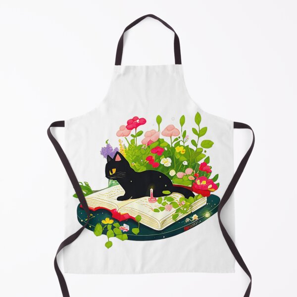 Item preview, #1 Cat and Flowers" designed and sold by calcoc.