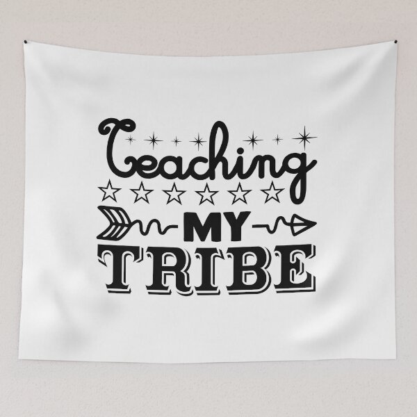 Item preview, TEACHING MY TRIBE designed and sold by SticerOcean.