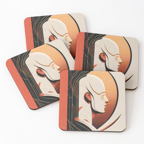 Item preview, Colors of the Mind - Bald man minimalistic artwork designed and sold by fr4nk87.
