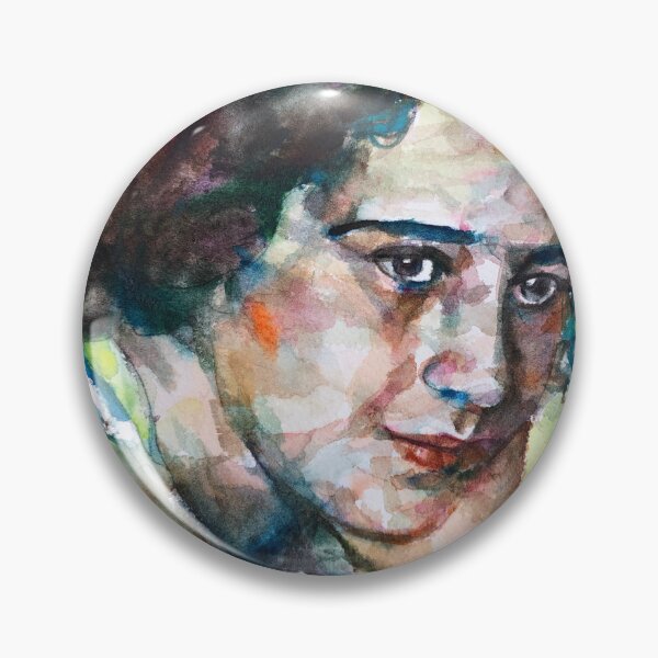 Item preview, HANNAH ARENDT watercolor portrait .3 designed and sold by lautir.