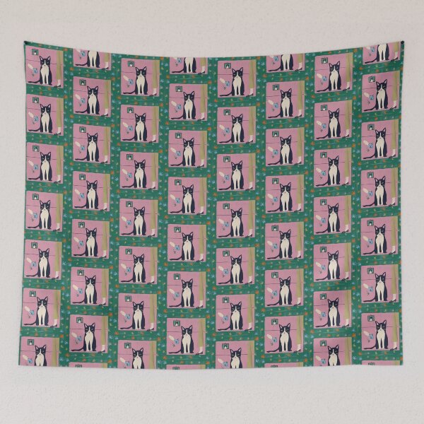 Item preview, cat in trouble designed and sold by drawingsbyella.