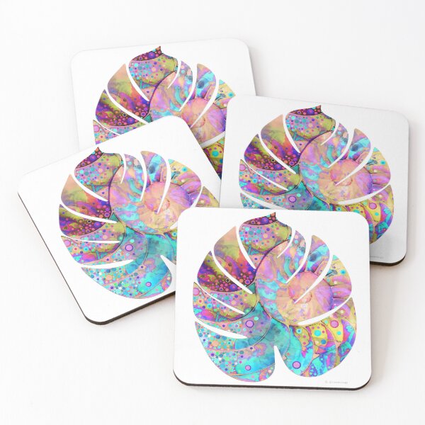 Item preview, Enchanted Colorful Whimsical Palm Leaf Art by Sharon Cummings designed and sold by Sharon Cummings Art.