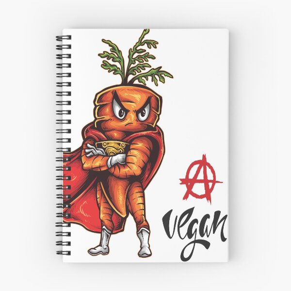 Item preview, Vegan Anarchy Angry Carrot Foodietoon Foodie Anarchy designed and sold by ProjectX23.