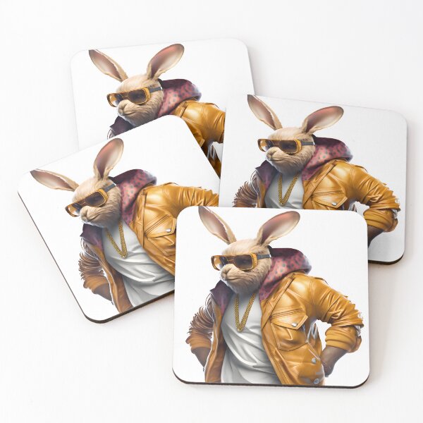 Item preview, Happy Easter Bunny with sunglasses designed and sold by Urban-Swaggz.