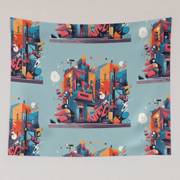 Item preview, Pop Art Boom Graffiti City Street Designs. designed and sold by The-Dark-Art.