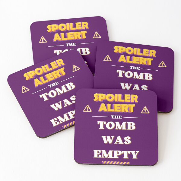 Item preview, Funny Christian Easter Gift Spoiler Alert: The Tomb was Empty!  designed and sold by Ceramic Scripture.