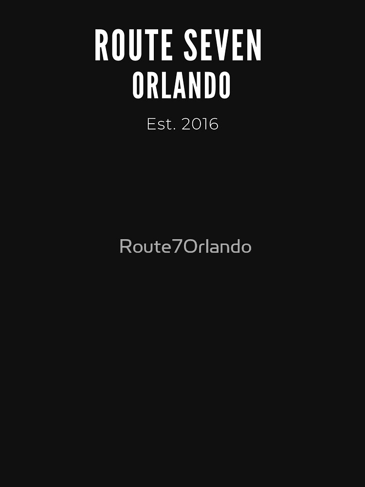Thumbnail 7 of 7, Essential T-Shirt, White Route 7 Orlando Bold designed and sold by Route7Orlando.