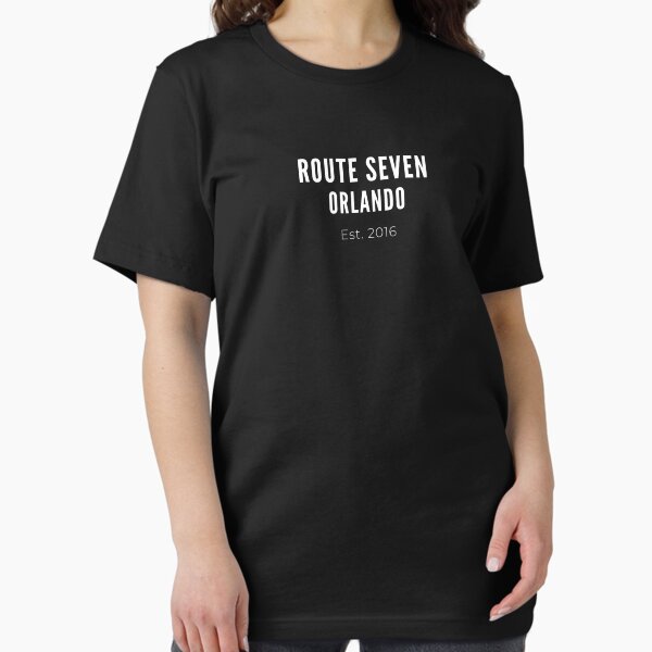 White Route 7 Orlando Bold Essential T-Shirt
