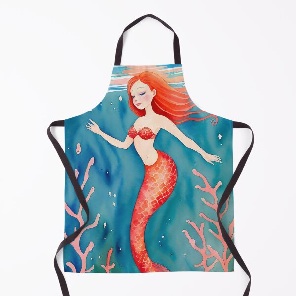 Item preview, Mermaid with Red hair designed and sold by christineiris.