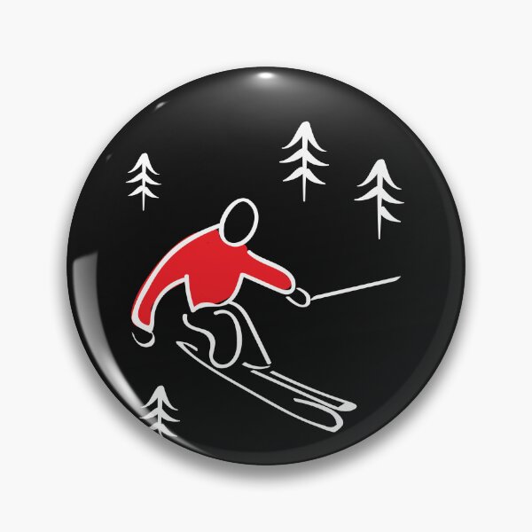 Item preview, Skiing Illustration  designed and sold by whyitsme.